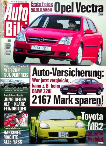 Deckblatt Auto Bild (44/1999)